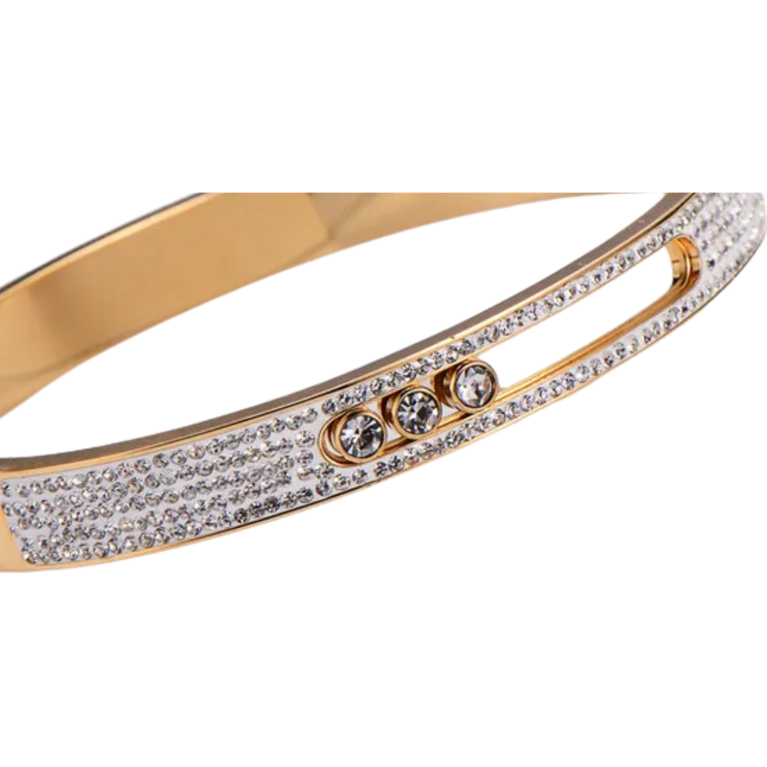 Gold Radiant Stainless Steel Bracelet