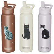 SELECTION OF CAT LOVERS SERENGETI WATER BOTTLES