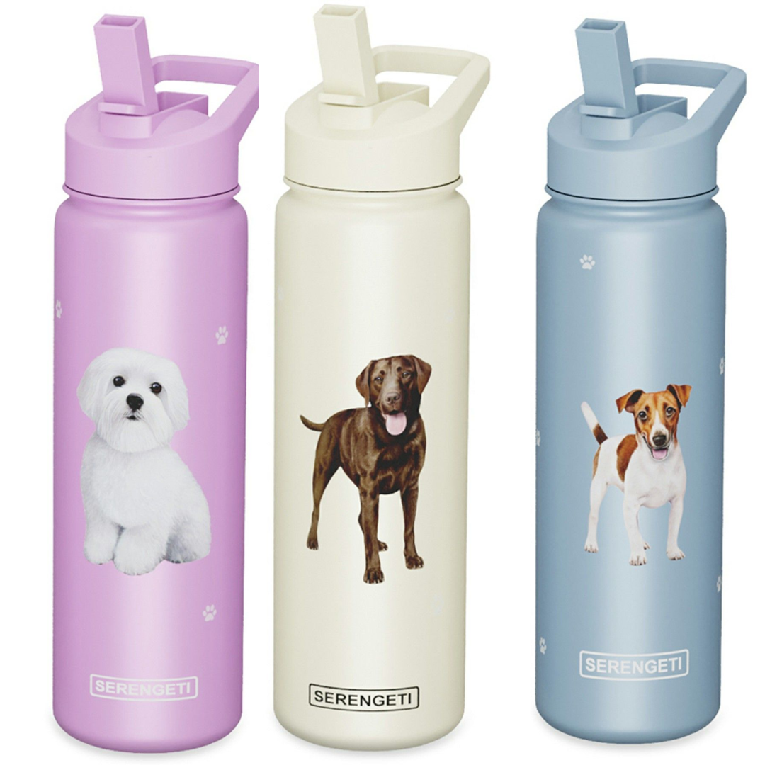 SELECTION OF DOG LOVERS SERENGETI WATER BOTTLES