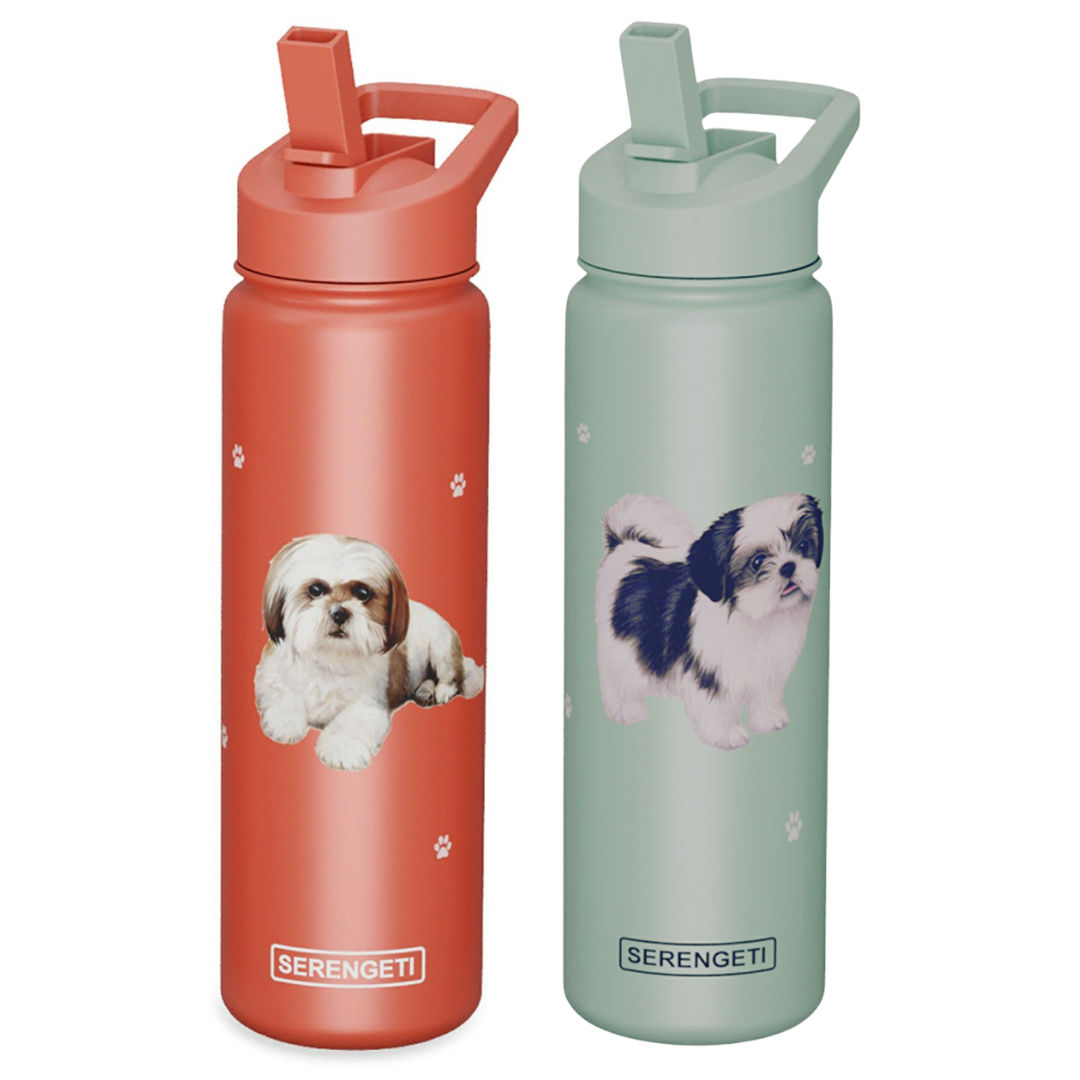 SELECTION OF DOG LOVERS SERENGETI WATER BOTTLES