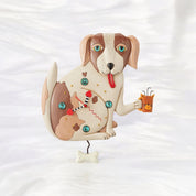 Allen Designs No Bones Dog Clock: Playful Pup with Moving Bone Pendulum and Cat Mug