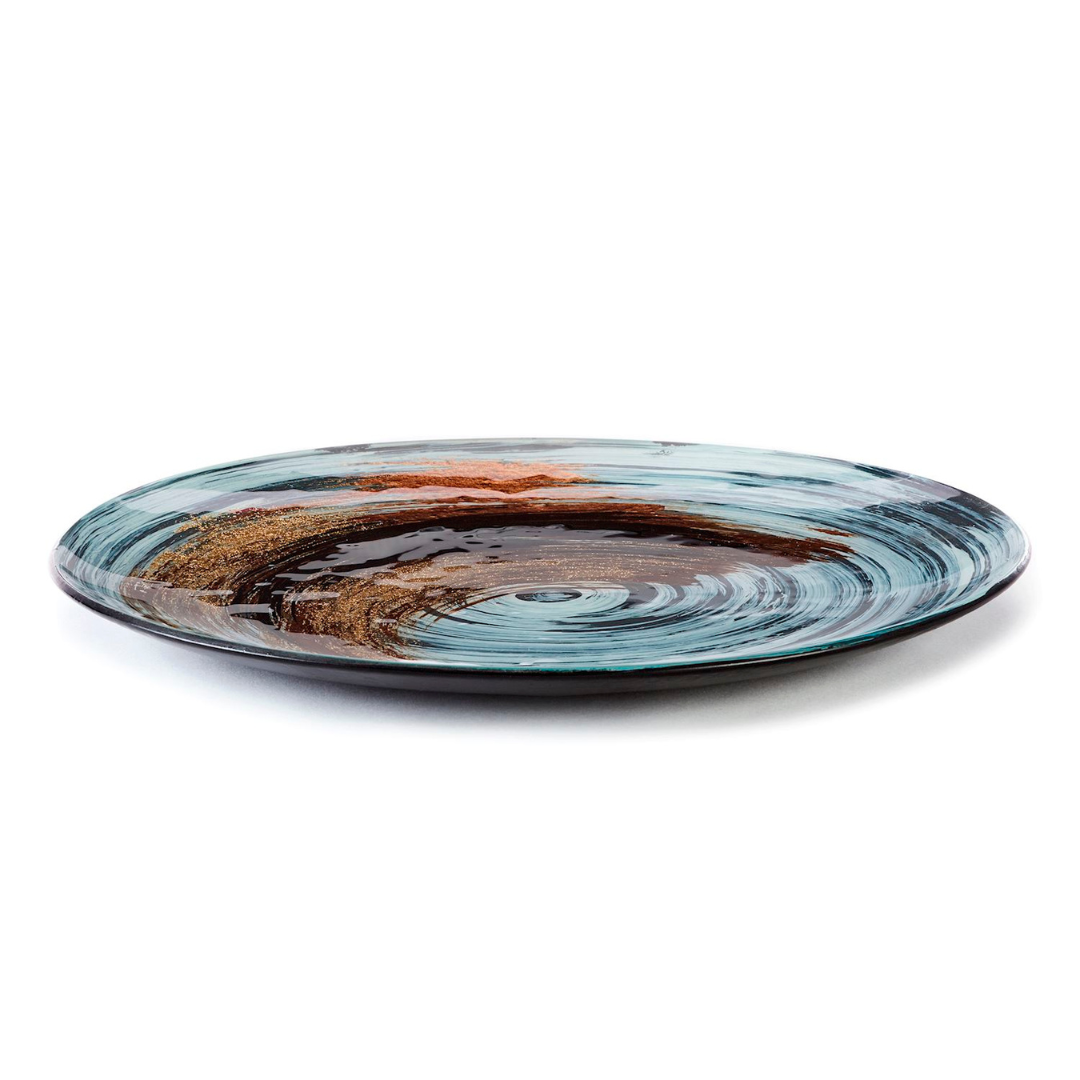 Maison Decorative Round Glass Plate