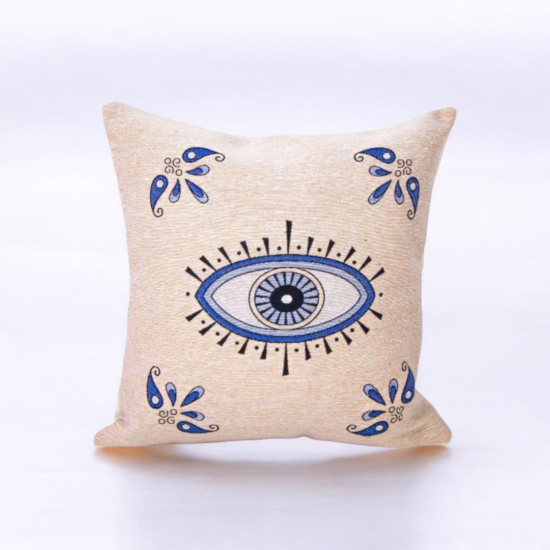 Large Evil Eye Design, Throw Pillow Cover, Home Protection