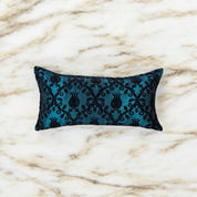 Chenille Pillow Cover with Black Accent Designs, Luxurious Comfort