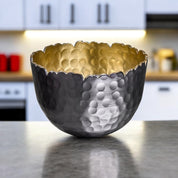 Munro Black & Gold Hammered Nut Bowl