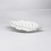 Leaf Tray with Silver Decor, Kitchen Decor, Holiday Gift