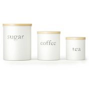 S/3 Embossed Nesting Canisters