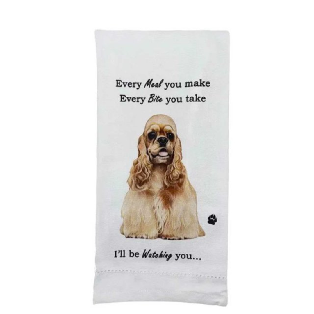 Dog Lovers' Kitchen Towel Collection A