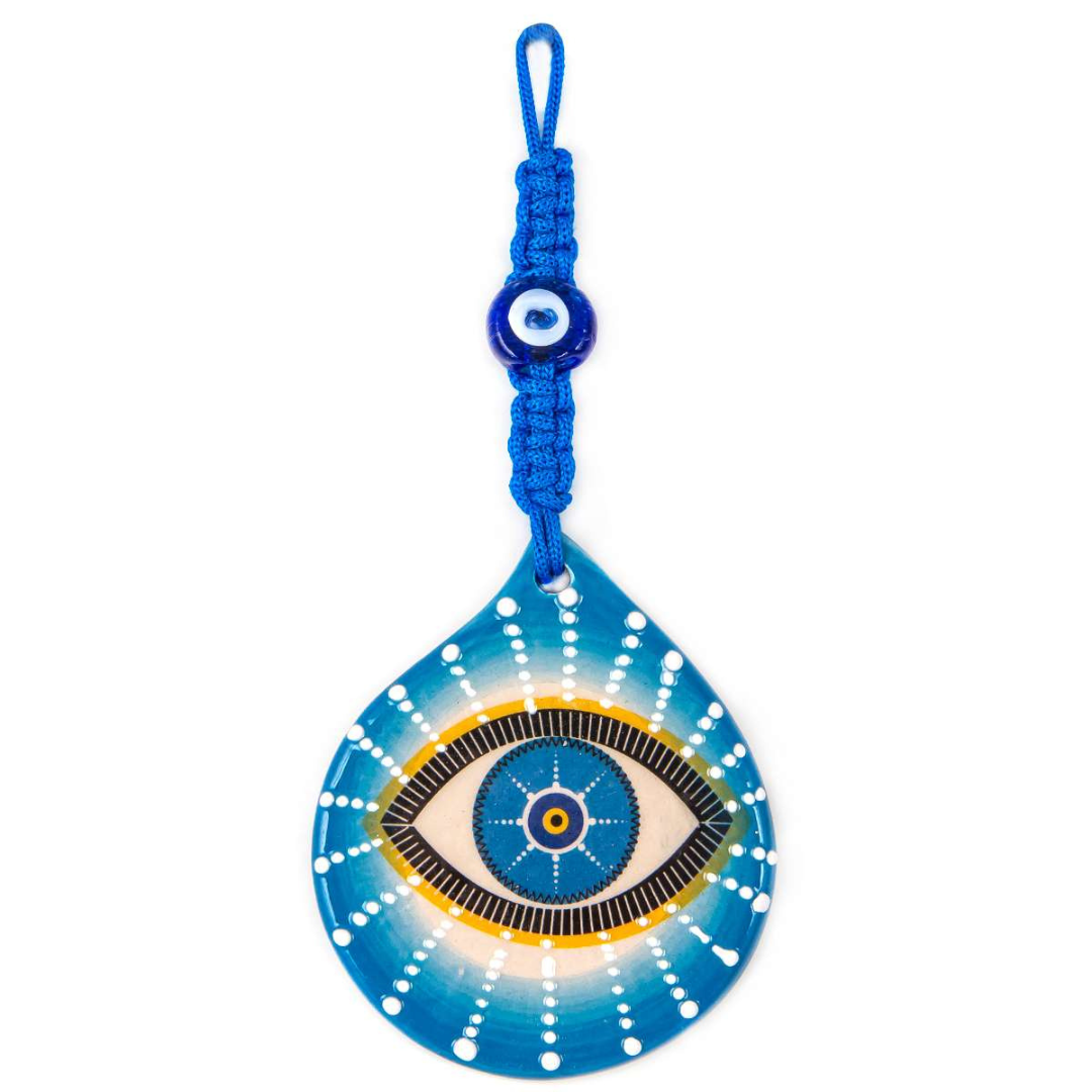 Evil Eye, Wall Hanging Ornament Decor, Green, Blue, Orange, Red Decor