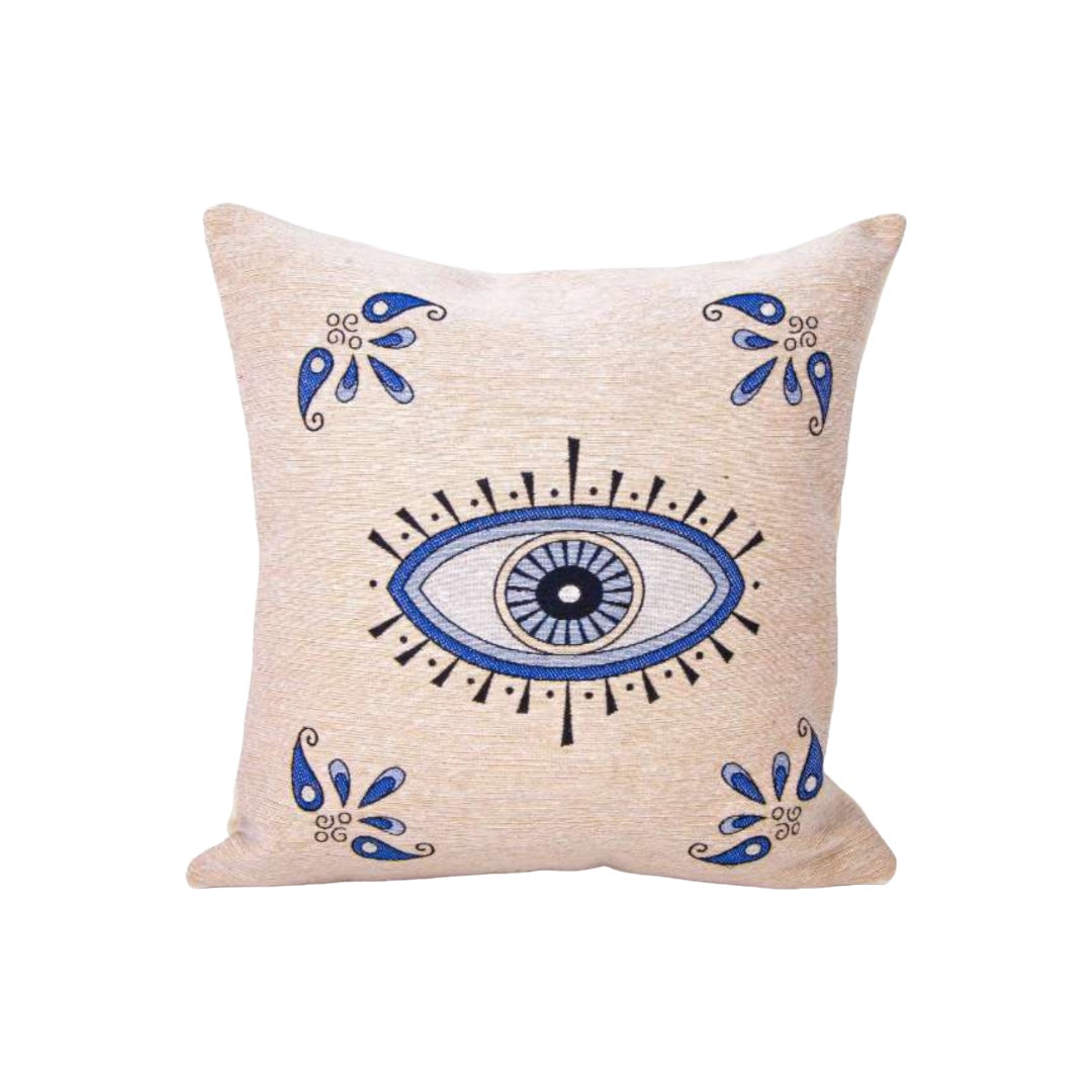 Large Evil Eye Design, Throw Pillow Cover, Home Protection