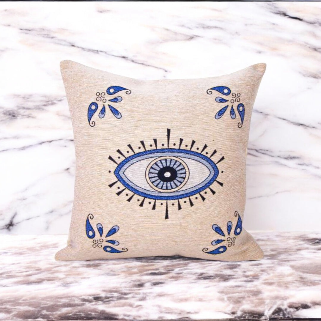 Large Evil Eye Design, Throw Pillow Cover, Home Protection