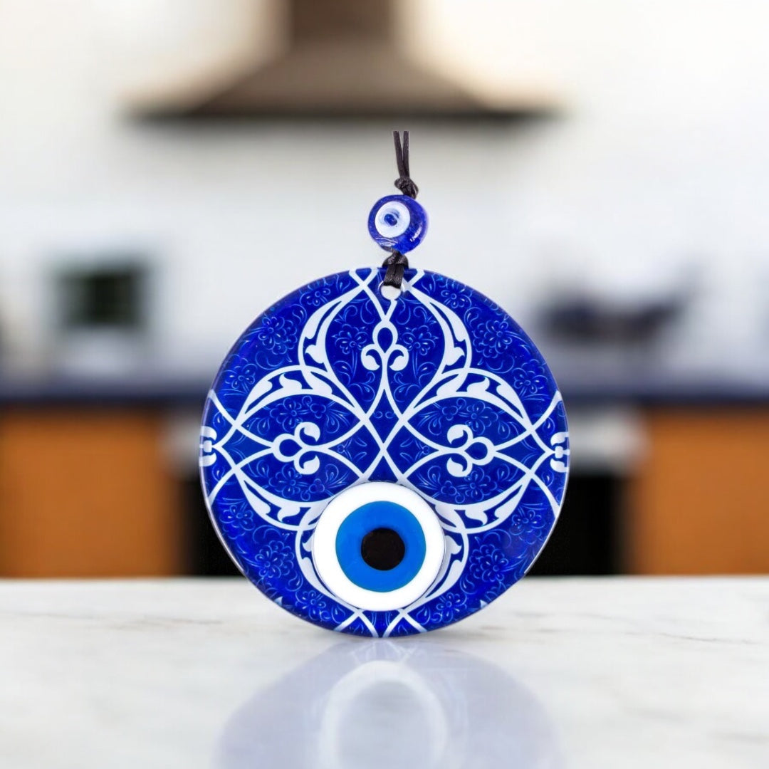 Turkish Glass Evil Eye Ornament, Evil Eye Protection Gift