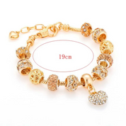 Golden Heartstrings Bracelet