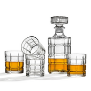 Radius 5 Piece Whiskey Decanter Set