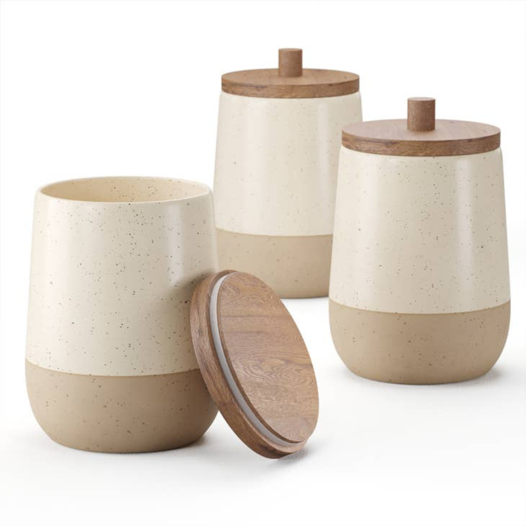 S/3 Canisters, Beige