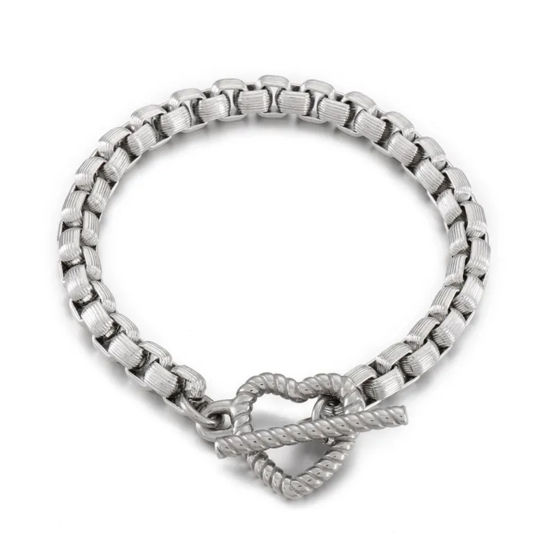 Heartfelt Stainless Steel Bracelets