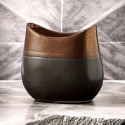 Bronze & Black Vase