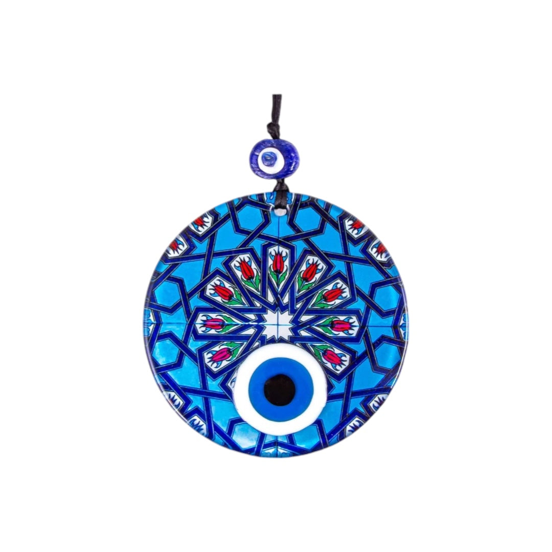 Evil Eye, Fusion Glass,  Evil Eye Hanging Decor, Protection Wall Art Decor