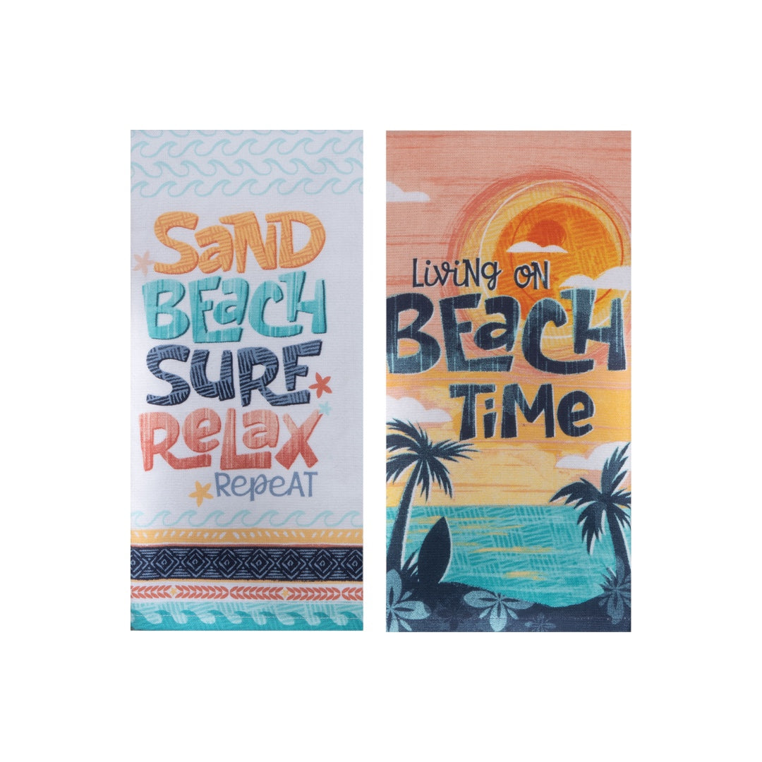 Beach Time Kitchen Towels