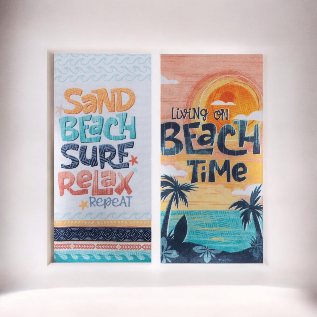 Beach Time Kitchen Towels