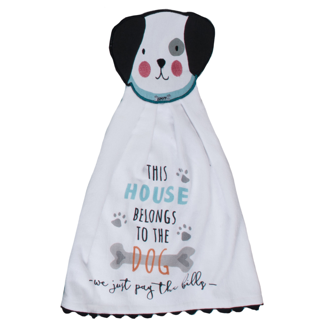 Dog House Hang-Ups Kitchen Towel