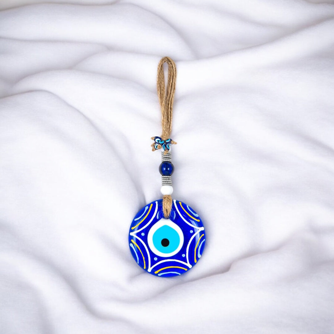 Evil Eye, Blue Glass, Wall Hanging Decor, Spiritual, Protection, Protection for Home