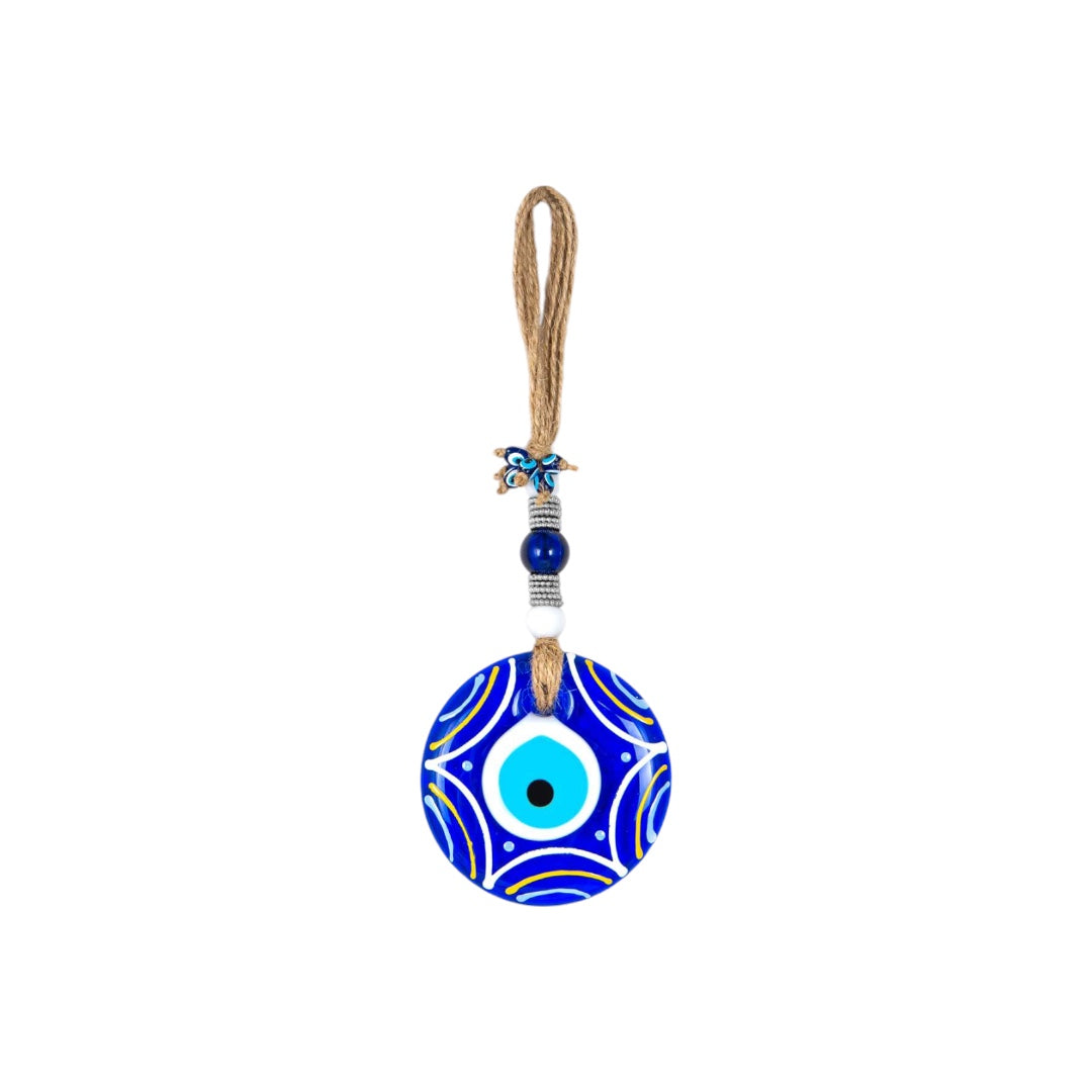 Evil Eye, Blue Glass, Wall Hanging Decor, Spiritual, Protection, Protection for Home