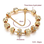 The "GeoGlimmer Gold Bracelet