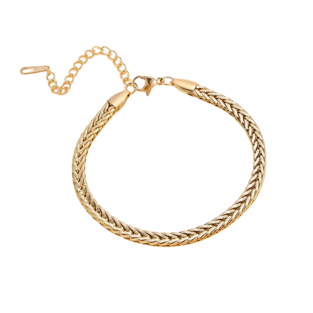 Gold Sleek Stainless Steel Bracelets