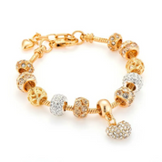 Golden Heartstrings Bracelet