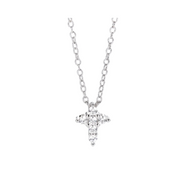 Silver Elegant Vintage Style Simple Style Cross