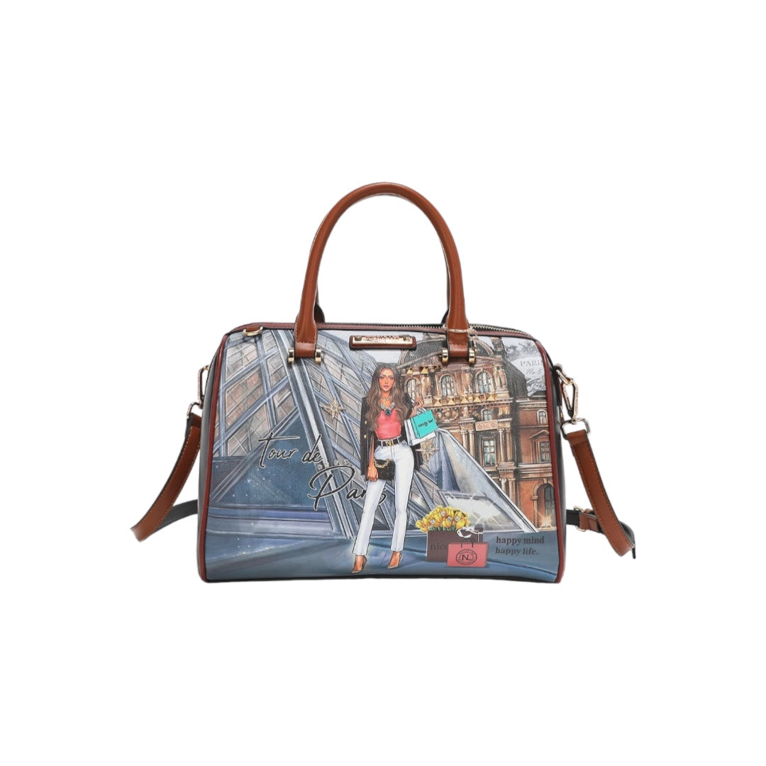 Nicole Lee Tour De Paris Boston Handbag