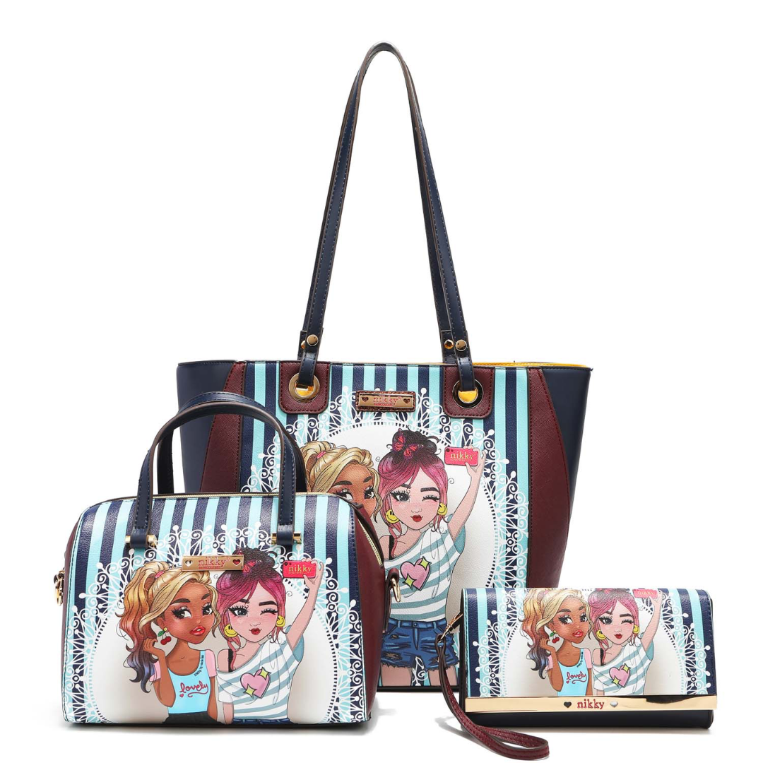 NIKKY QUEENIES 3PCS SHOPPER SET