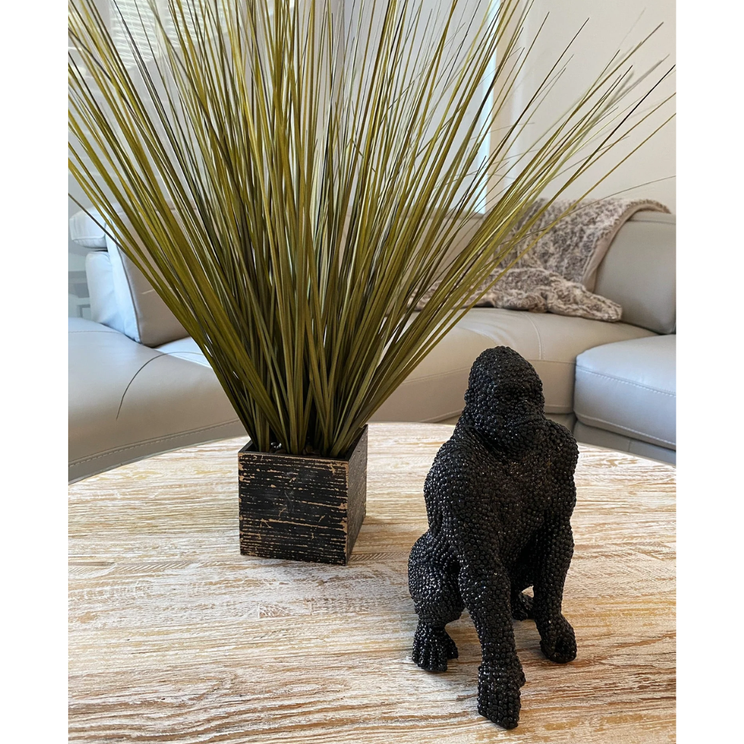 Black Gorilla Sculpture