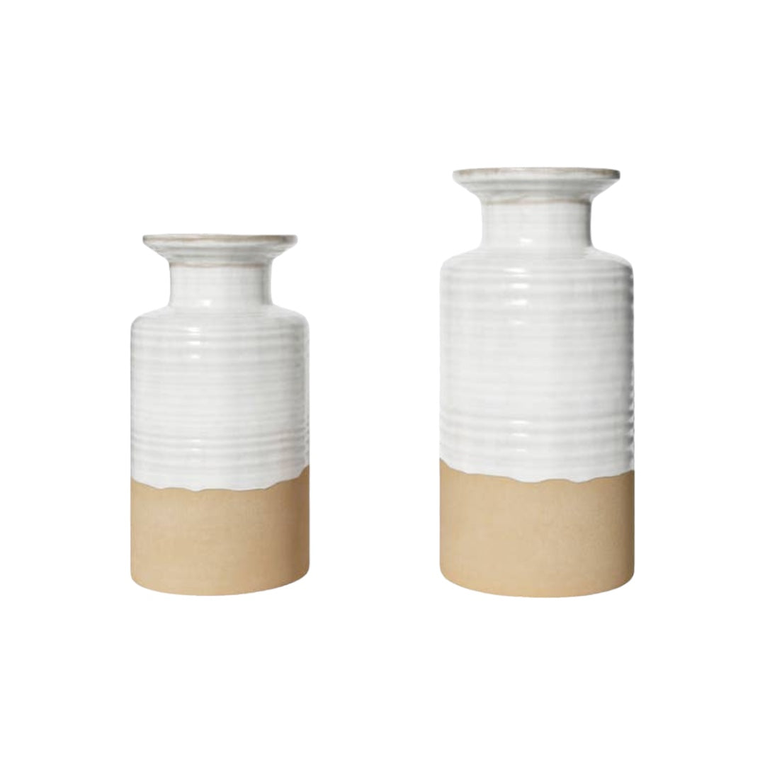 S/2 Maribelle Stoneware Vases