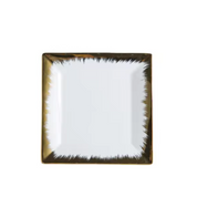 White Porcelain Luxury Dinnerware: Square Plate