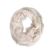 Textured Infinity Scarf in Blush, Embrace Elegance and Comfort with a Versatile Accessory