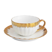 Ceramic Electroplated Gold Afternoon Tea Set