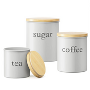 S/3 Embossed Nesting Canisters