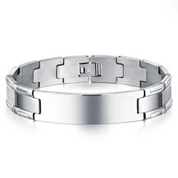 Geometric Stainless Steel Men's Bracelet