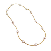 Elegant Golden Beaded Stainless Steel Bracelet with Gold Finish - Delicate Beads - Daily Wear and Gift for Her