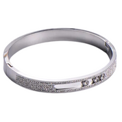 Silver Radiant Stainless Steel Bracelet