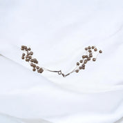 Freshwater Pearl, Necklace, Multi Strand, Floating, Soft Brown, Perfect Gift