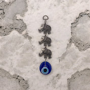 Silver, Elephant, Evil Eye, Wall Ornament, Talisman
