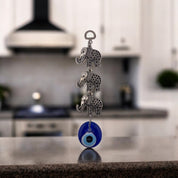 Silver, Elephant, Evil Eye, Wall Ornament, Talisman