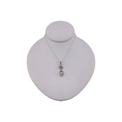 Sterling Silver, Celtic Moonstone, Pendant, Necklace - Ethereal Love