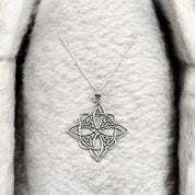 Sterling Silver, Celtic Knot, Pendant, Necklace - Celtics Witch