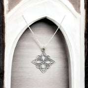 Sterling Silver, Celtic Knot, Pendant, Necklace - Celtics Witch