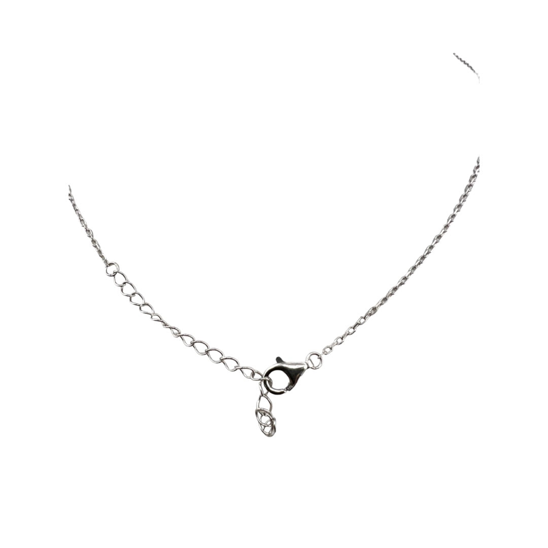 Sterling Silver, Zircon, Heart, Pendant, Necklace, Trendy Necklace, Heart Jewelry Gift