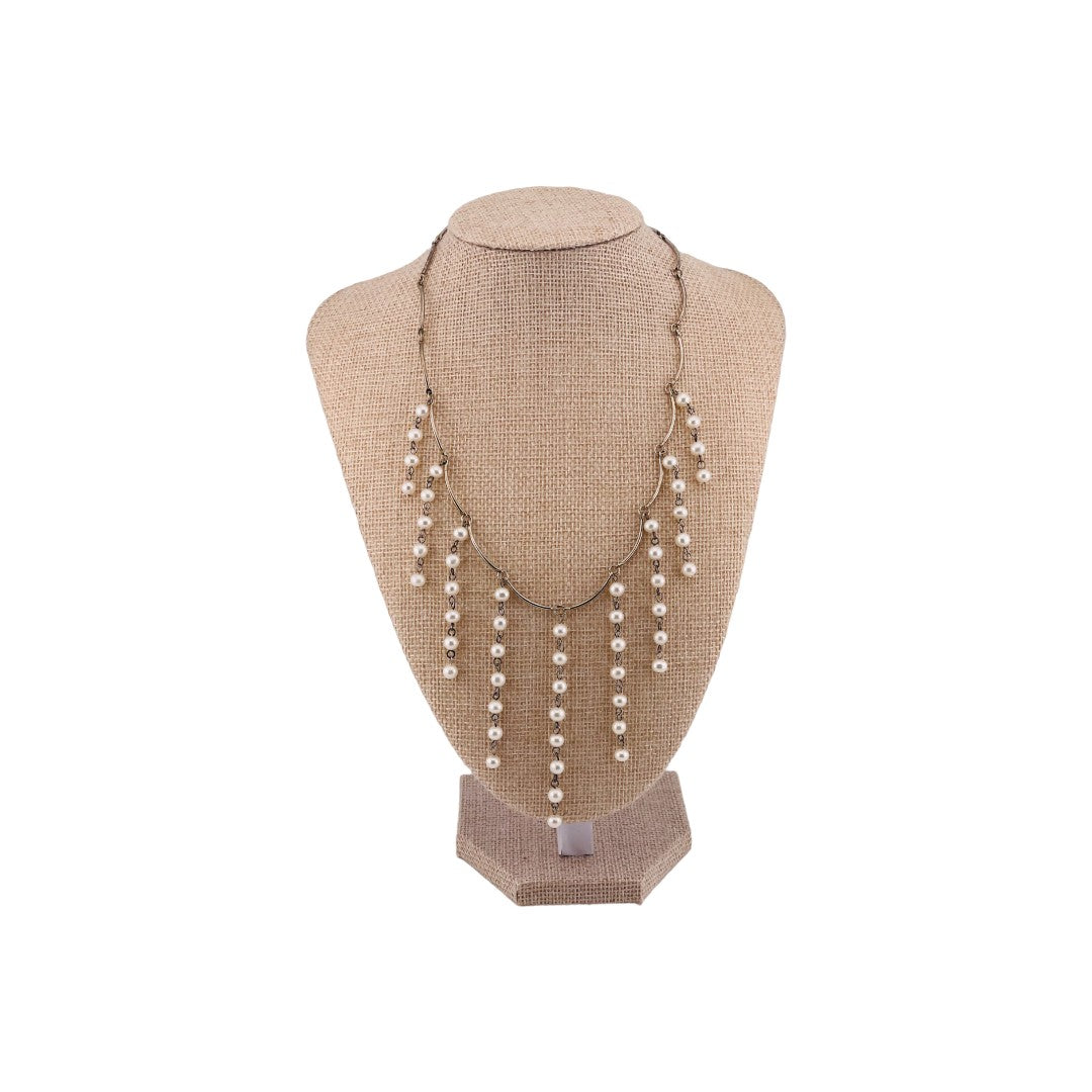 Classic Pearl Freshwater Pearl Sterling Silver Necklace